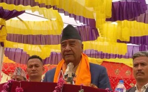 गहनान धाममा पुगेर देउवाले भने- नेपाल हिन्दु धर्म मान्ने राष्ट्र हो