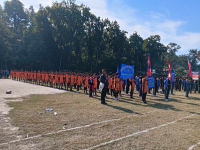 परशुराममा १५औं राष्ट्रपति रनिङ शिल्ड जारी, भुवनेश्वरी मावि परिगाउँको अग्रता