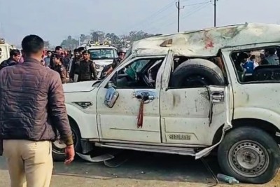 कुम्भ मेलाबाट फर्किँदै गरेको जिप दुर्घटना हुँदा पाँच जना नेपालीको मृत्यु