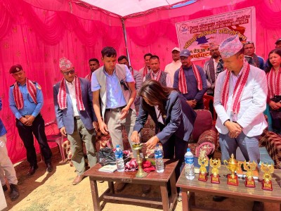 सुदूरपश्चिम प्रदेश अन्तर पालिकास्तरीय महिला भलिबल प्रतियोगिता सुरु