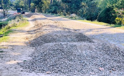 ठेक्का सम्झौताको चार वर्षपछि अघि बढ्दैछ बङ्क-नायल-बुडर सडक कालोपत्रको काम