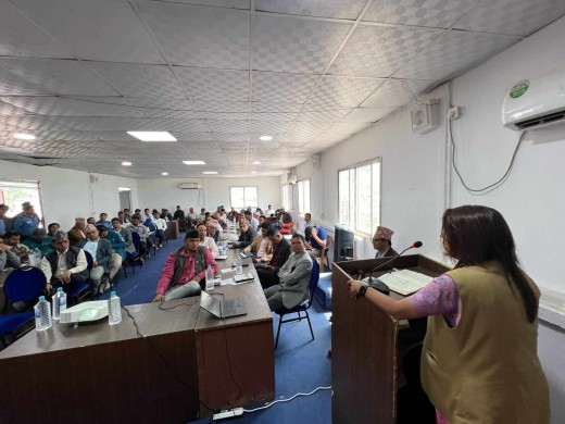 दार्चुलामा सुरक्षित आप्रवासन कार्यक्रम सम्बन्धी छलफल तथा अभिमुखिकरण