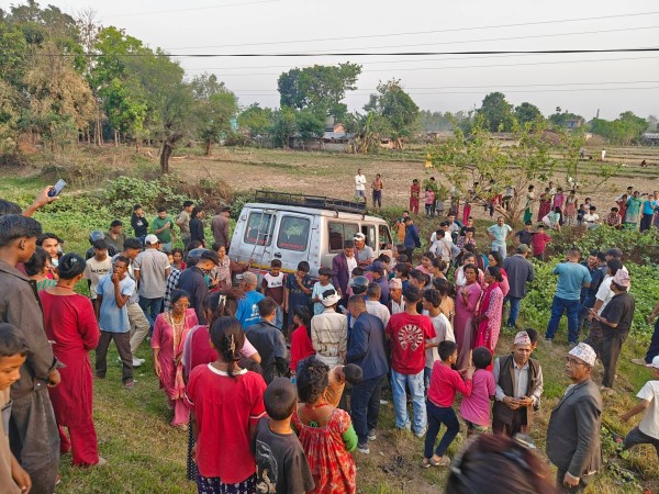 कैलालीमा हाइसले मोटरसाइकललाई दियो ठक्कर, दुई जनाको मृत्यु