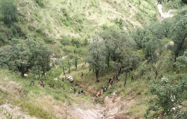 डोटीमा जिप दुर्घटना हुँदा दुई जनाको  मृत्यु