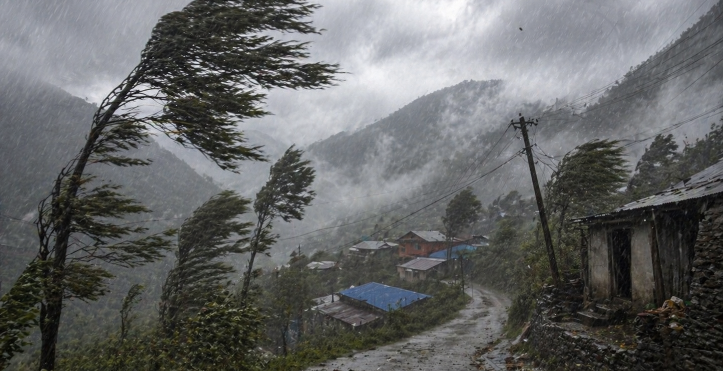 डोटी र डडेल्धुरासहित यी जिल्लामा तीव्र गतिको हुरी चल्ने, सतर्क रहन आग्रह