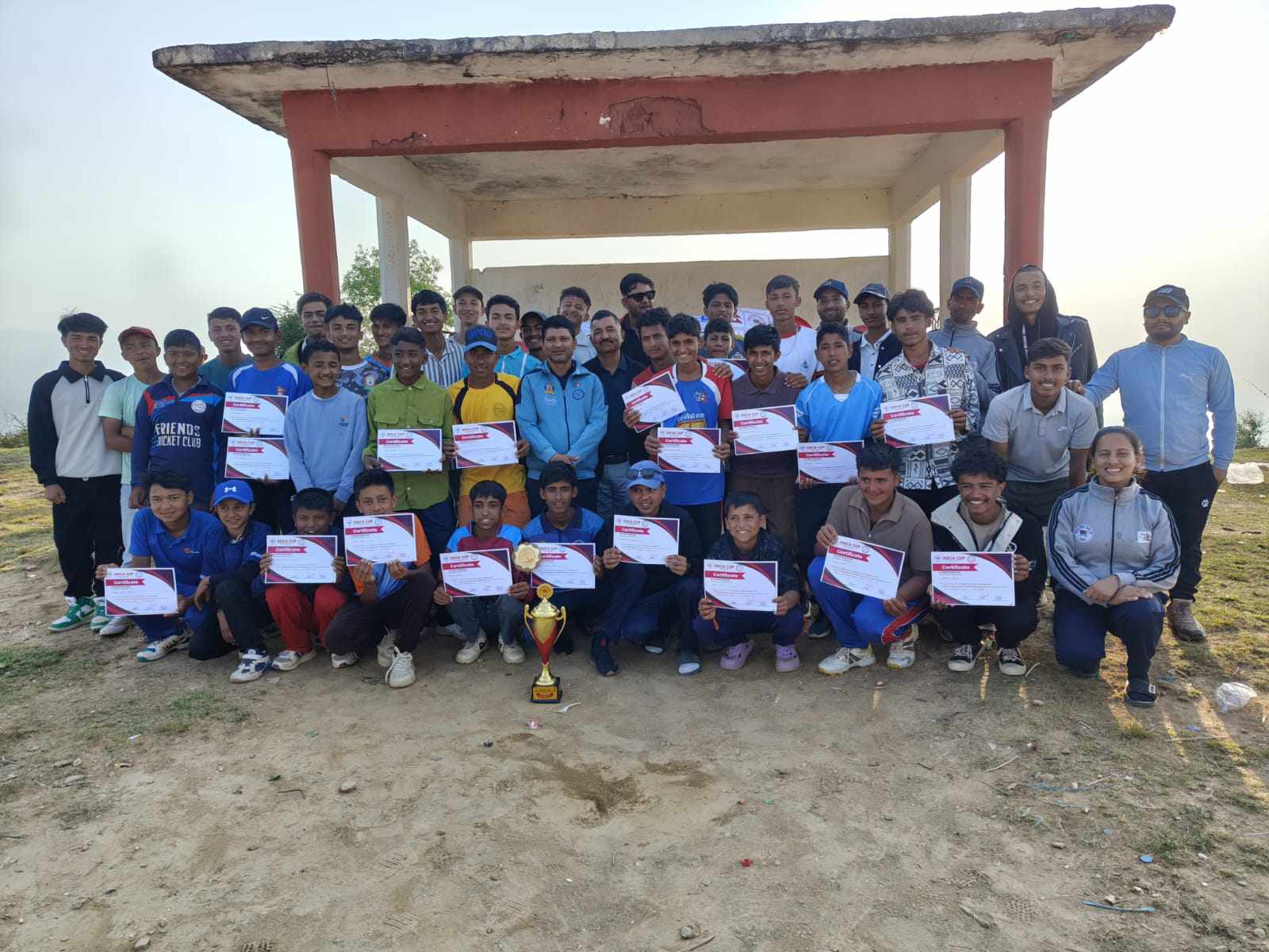 डडेल्धुरामा यू-१६ क्रिकेट छनोट सम्पन्न, किङ ११ अमरगढी किल्ला विजेता